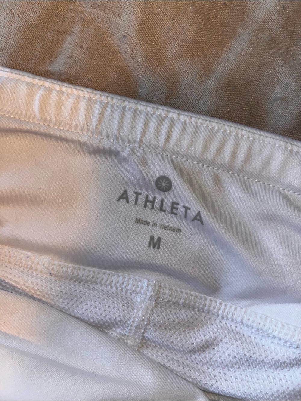 Athleta White Athletic Skort - Medium
